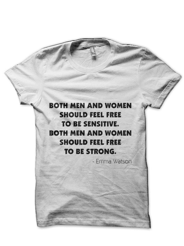 Emma Watson White T-Shirt Style001 Hoodie, Sweatshirt | PureTeeCo.com