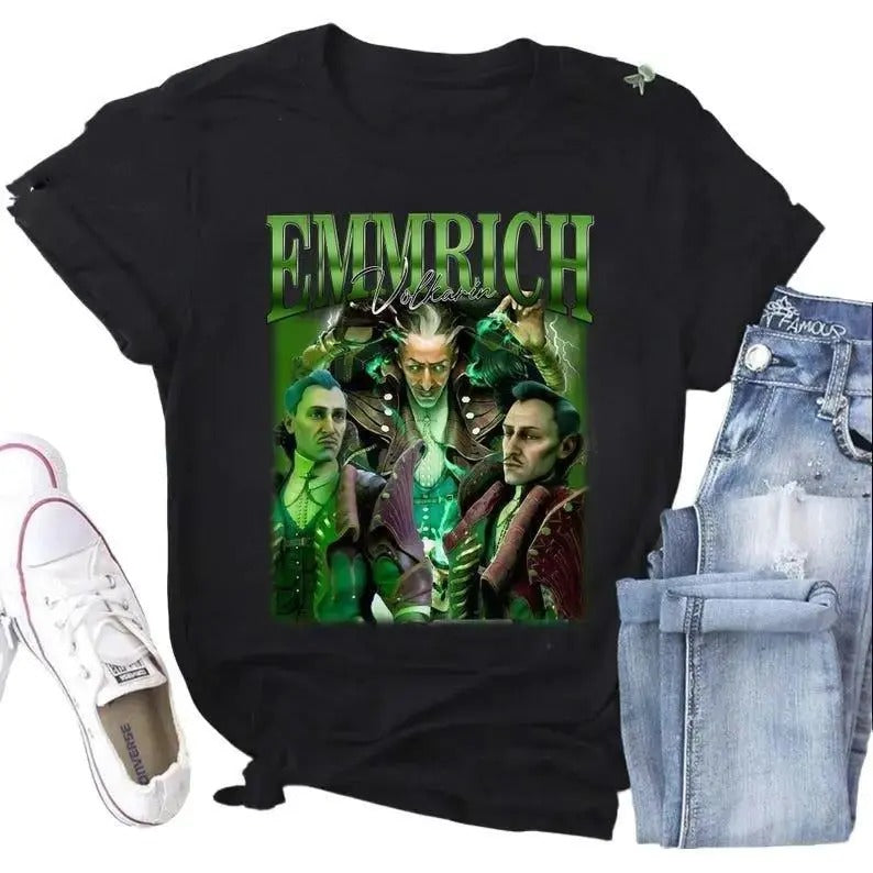 Emmrich Volkarin Bootleg Shirt, Dragon Age Veilguard, Gamer Shirt, Fantasy Tee Hoodie, Sweatshirt | PureTeeCo.com