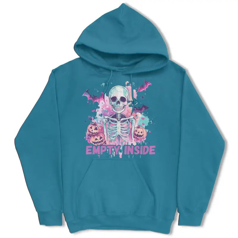 Empty Inside Halloween Women's Hoodie  - Pullover Hoodie - Gifts for Her T-Shirts, Sweatshirt | PureTeeCo.com