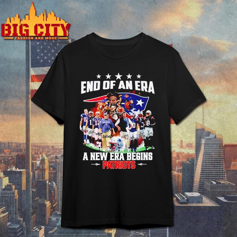 End of An Era A New Era Begins Patriots 2025 Shirt