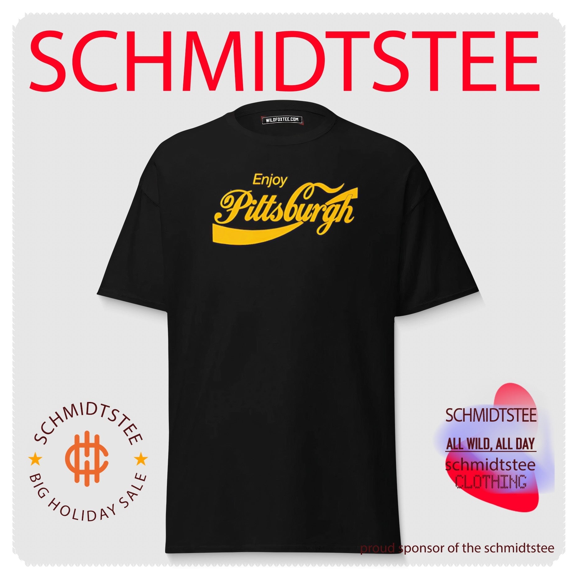 Enjoy Pittsburgh logo shirt