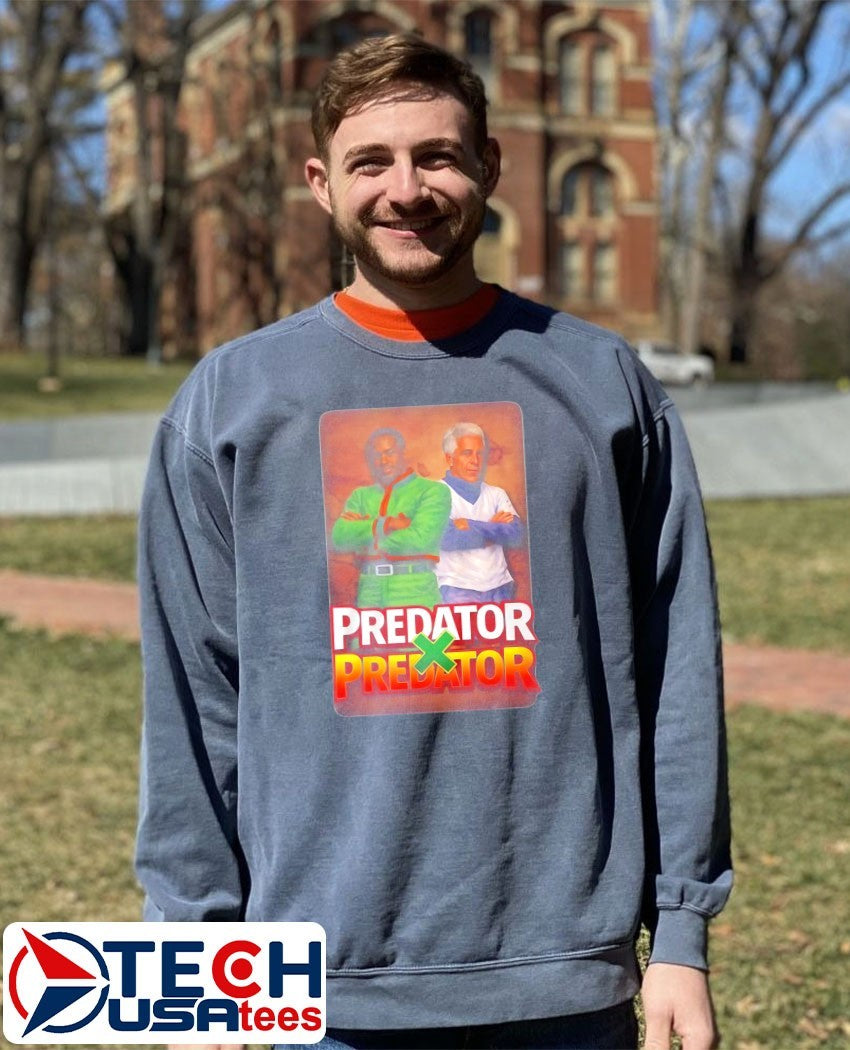 Epstein and Diddy Predator X Predator shirt