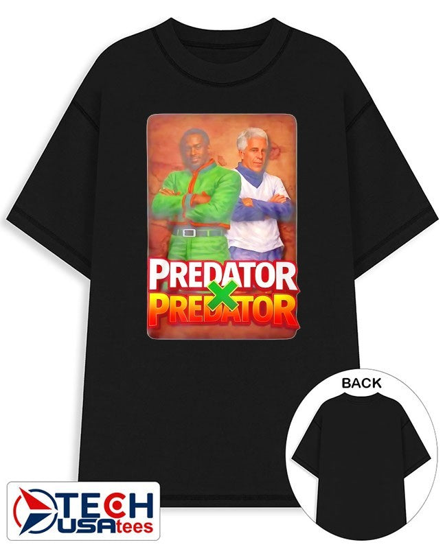 Epstein and Diddy Predator X Predator shirt