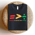Equality Is Greater Than Division T-shirt,sweatshirt,hoodie, Gift For Black Teacher, Human Rights Shirt, Equality T...