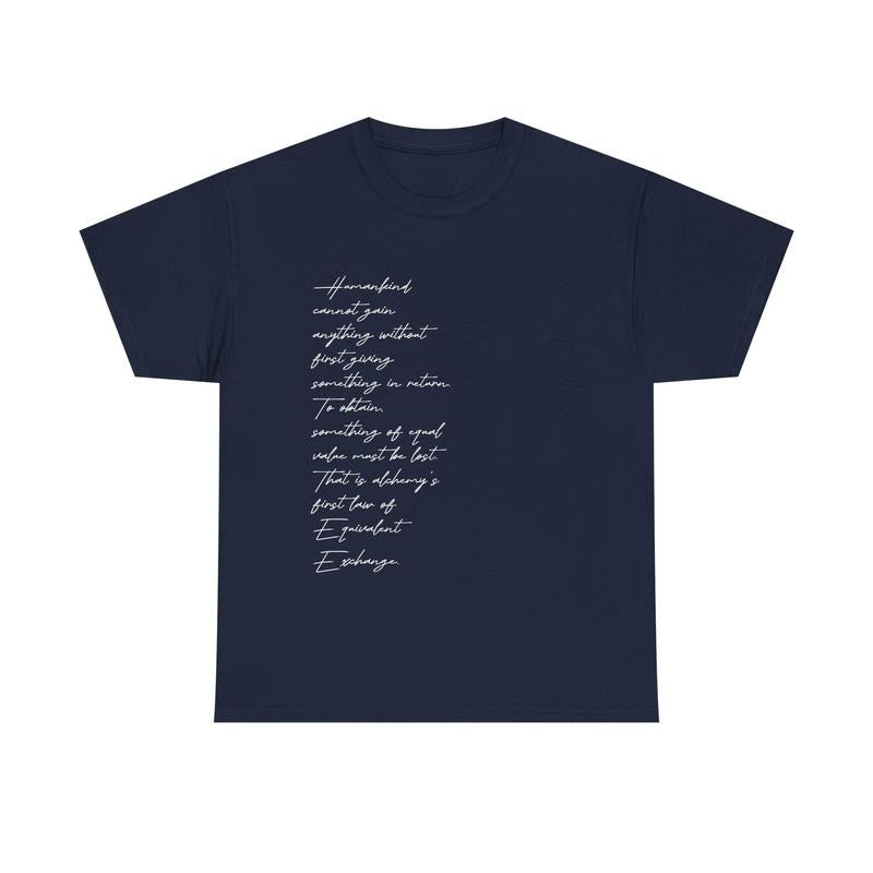 Equivalent Exchange Shirt Hoodie, Sweatshirt | PureTeeCo.com