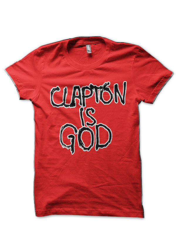 Eric Clapton Red T-Shirt Hoodie, Sweatshirt | PureTeeCo.com