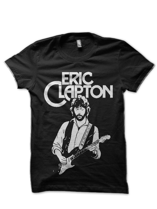 Eric Clapton Black T-Shirt Hoodie, Sweatshirt | PureTeeCo.com