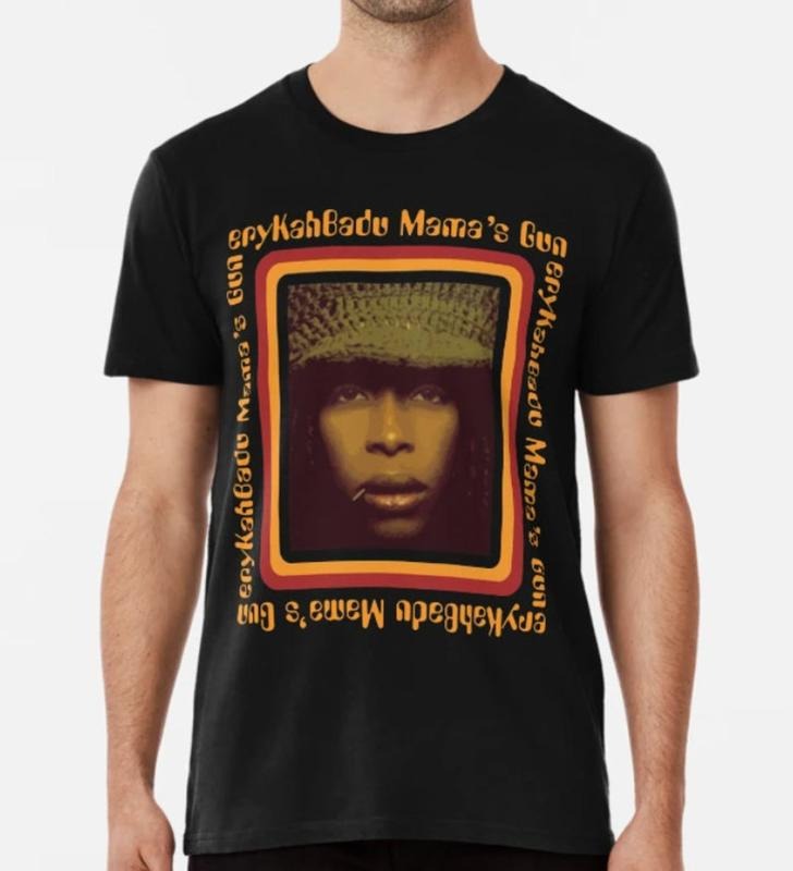 Erykah Badu T-Shirt, Erykah Badu T-Shirt Design, Music Retro 90s Vintage T-Shirt Hoodie, Sweatshirt | PureTeeCo.com