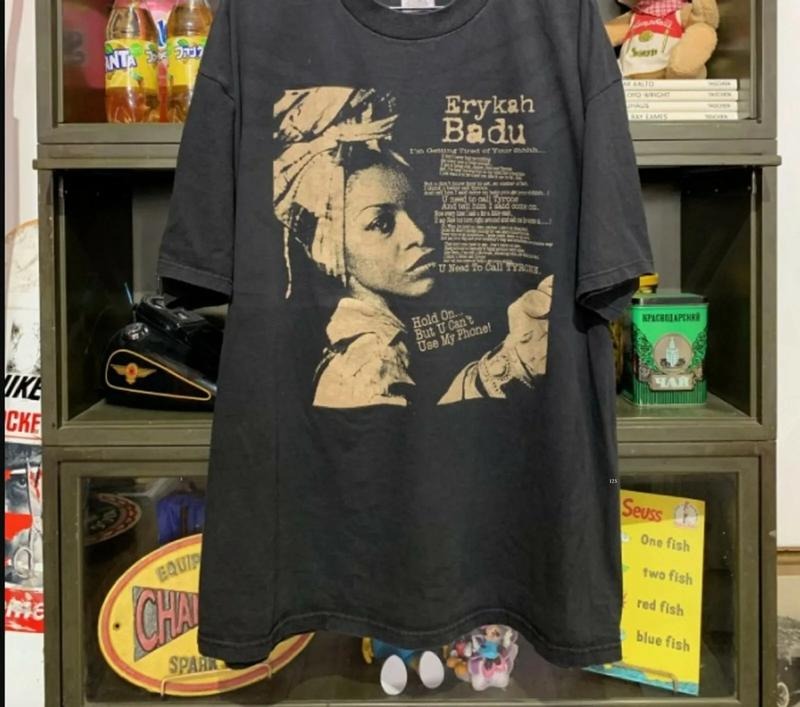 Erykah Badu Tee Gift for men women T-shirt,Graphic T-Shirt Gift For Men Women Hoodie, Sweatshirt | PureTeeCo.com