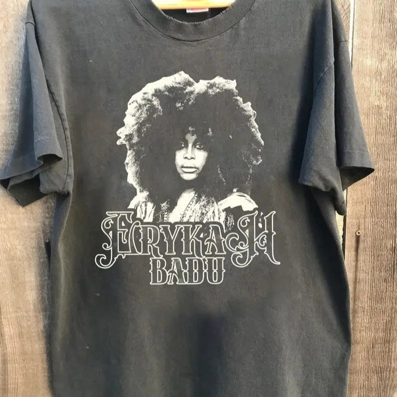 Erykah music 2024, Graphic tour Shirt, Erykah Badu concert 2024 shirt, 90s Music Rock, Gift For Women shirt Cotton Top...