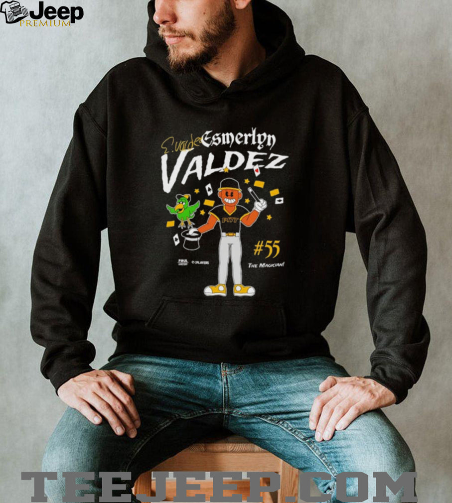 Esmerlyn Valdez Pittsburgh Pirates Animated Players signature shirt