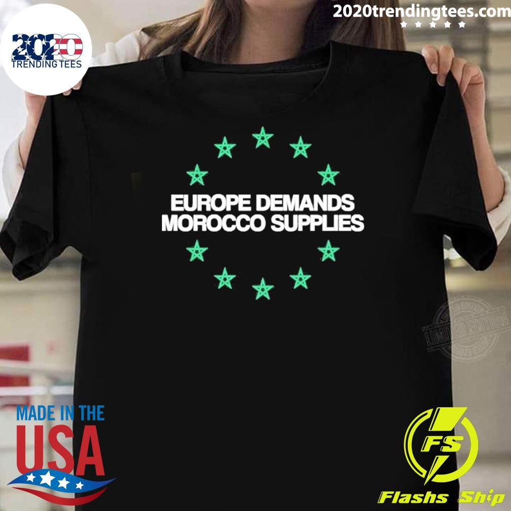 Europe Demands Morocco Supplies Star Circle Shirt