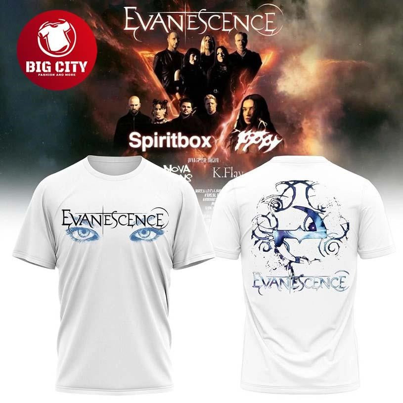 Evanescence US &amp; UK 2026 World Tour Two Sided Shirt