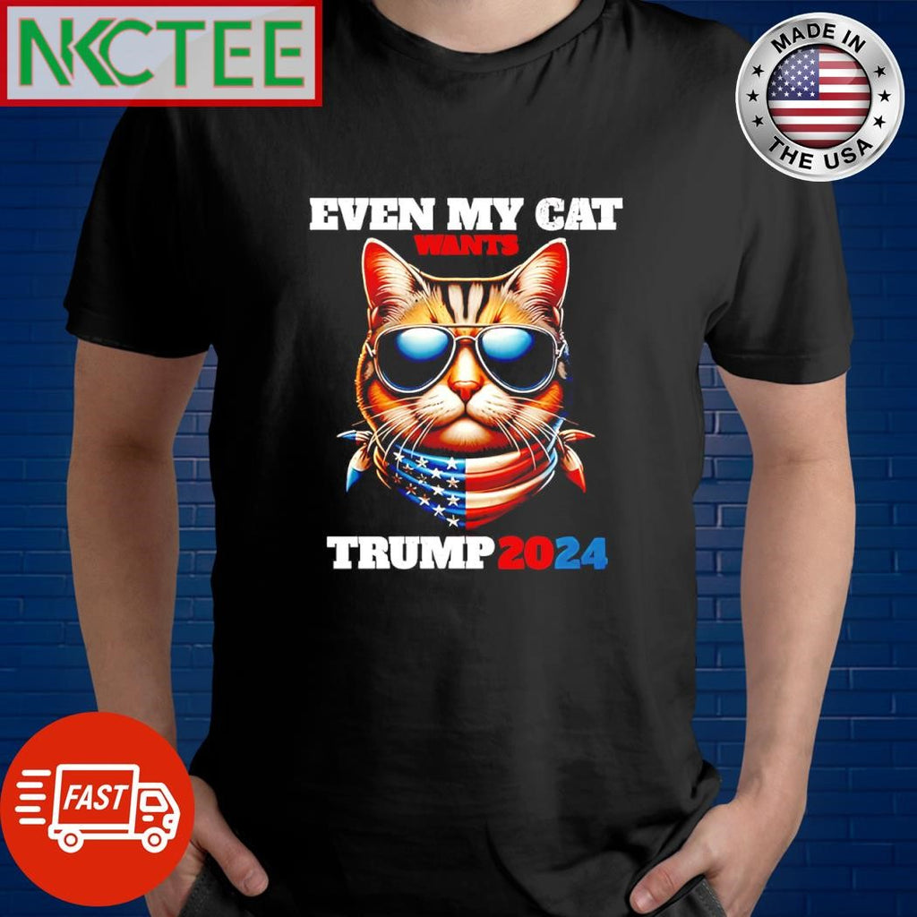 Even my cat wants Trump 2024 shirt