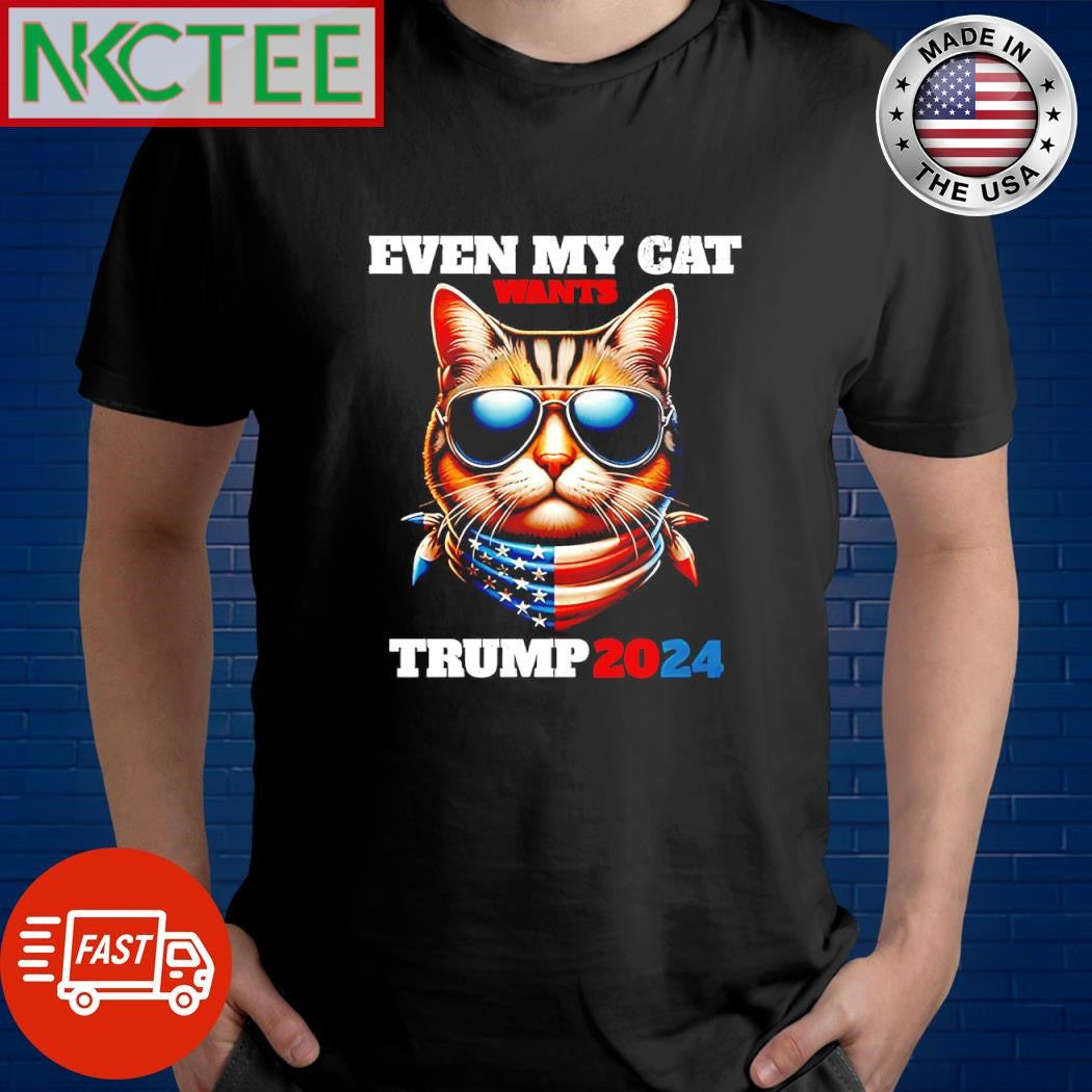 Even my cat wants Trump 2024 shirt