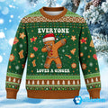 Everyone Loves A Ginger Ugly Christmas Sweater