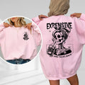 Expensive Difficult and Talks Back T Shirt, Trendy Front And Back Tshirt, Funny Women Shirt, Sarcastic Wife Shirt Cotton...