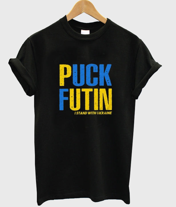 F Putin I Stand With Ukraine T-shirt Hoodie, Sweatshirt | PureTeeCo.com