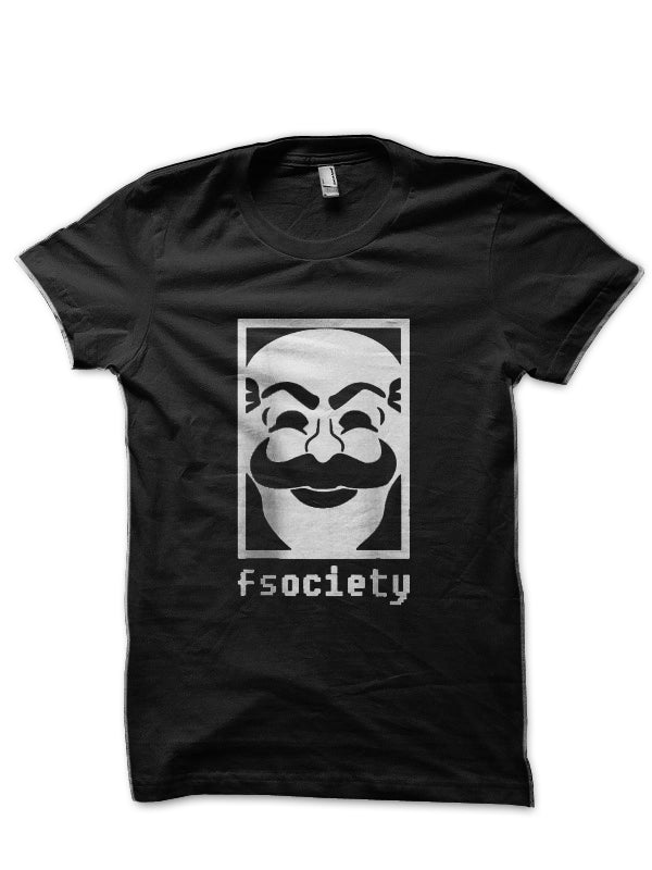 F Society Black T-Shirt Hoodie, Sweatshirt | PureTeeCo.com