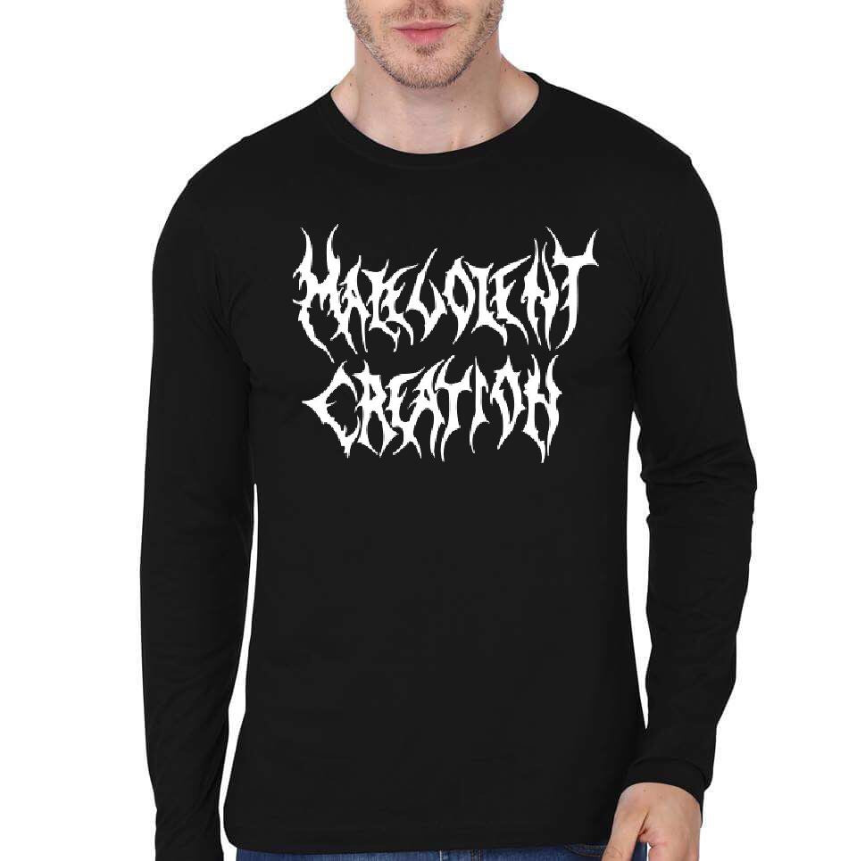 Malevolent Creation Black Full Sleeve T-Shirt Hoodie, Sweatshirt | PureTeeCo.com