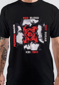 Red Hot Chilli Pepper Band Black T-Shirt Hoodie, Sweatshirt | PureTeeCo.com