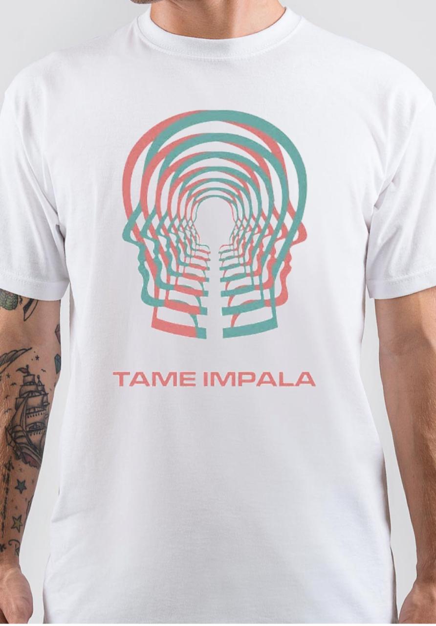 Tame Impala White T-Shirt Hoodie, Sweatshirt | PureTeeCo.com