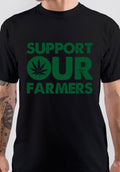 Support Our Farmers T-Shirt Hoodie, Sweatshirt | PureTeeCo.com