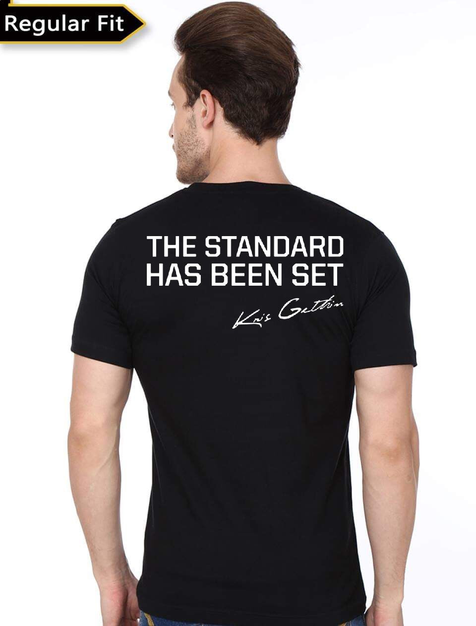 Kris Gethin The Standard Has Been Set Black T-Shirt Hoodie, Sweatshirt | PureTeeCo.com