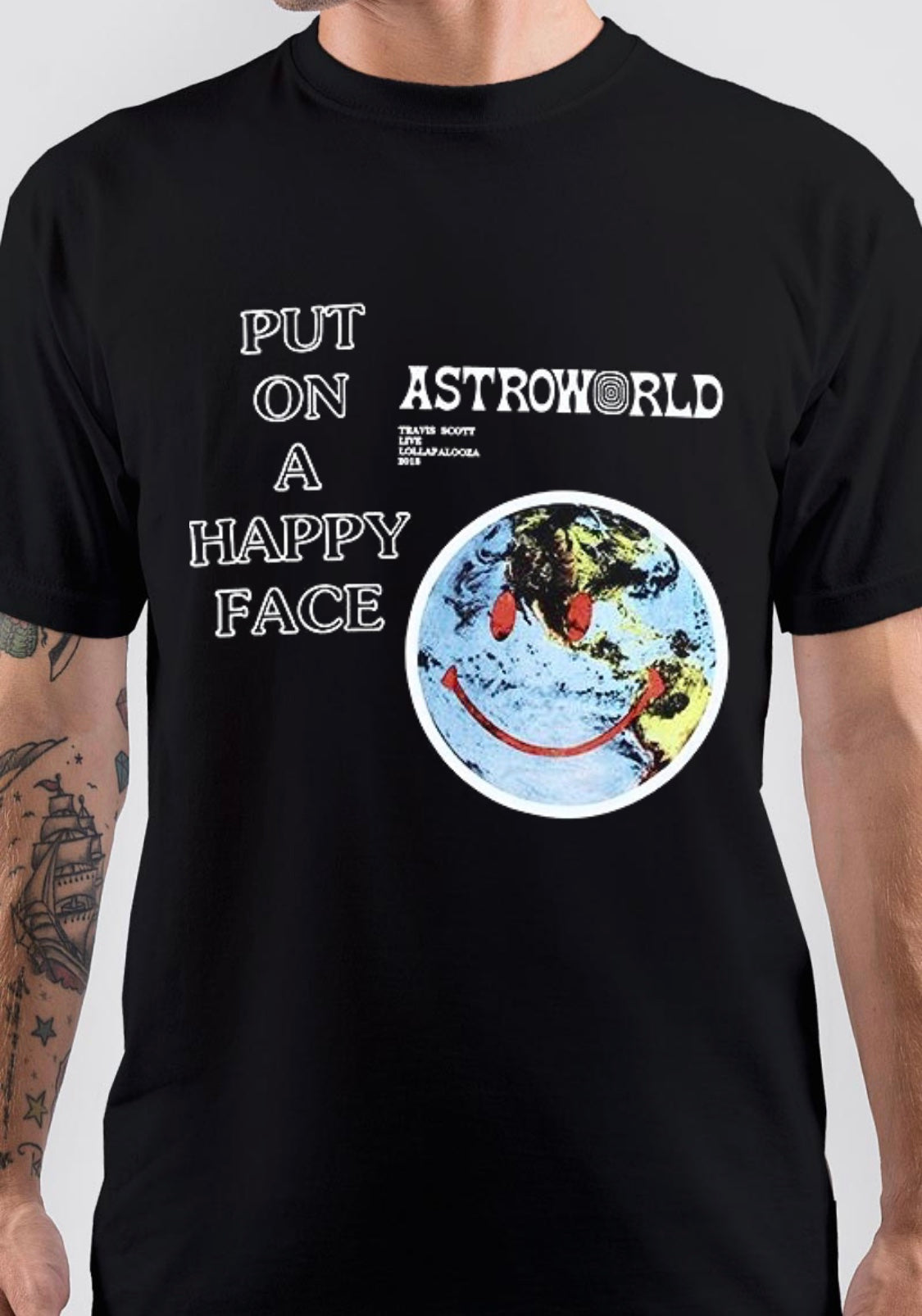 Astroworld Down To Earth T-Shirt Hoodie, Sweatshirt | PureTeeCo.com
