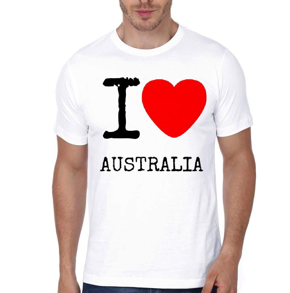 I Love Australia White T-Shirt Hoodie, Sweatshirt | PureTeeCo.com