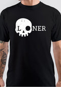Loner Skull T-Shirt Hoodie, Sweatshirt | PureTeeCo.com