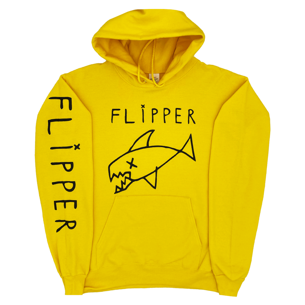 Flipper Long Fish Yellow Hoodie T-Shirts, Sweatshirt | PureTeeCo.com (Image 1)