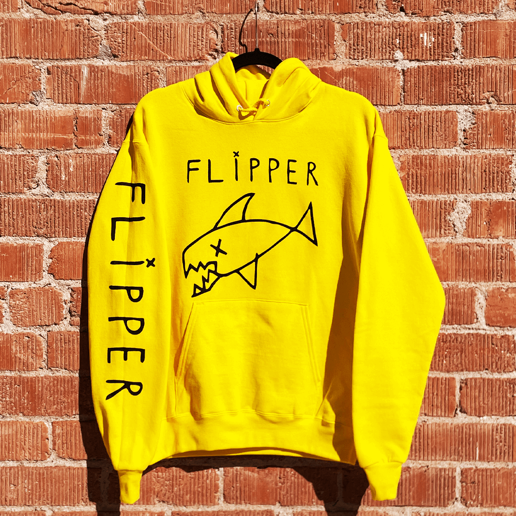 Flipper Long Fish Yellow Hoodie T-Shirts, Sweatshirt | PureTeeCo.com (Image 4)