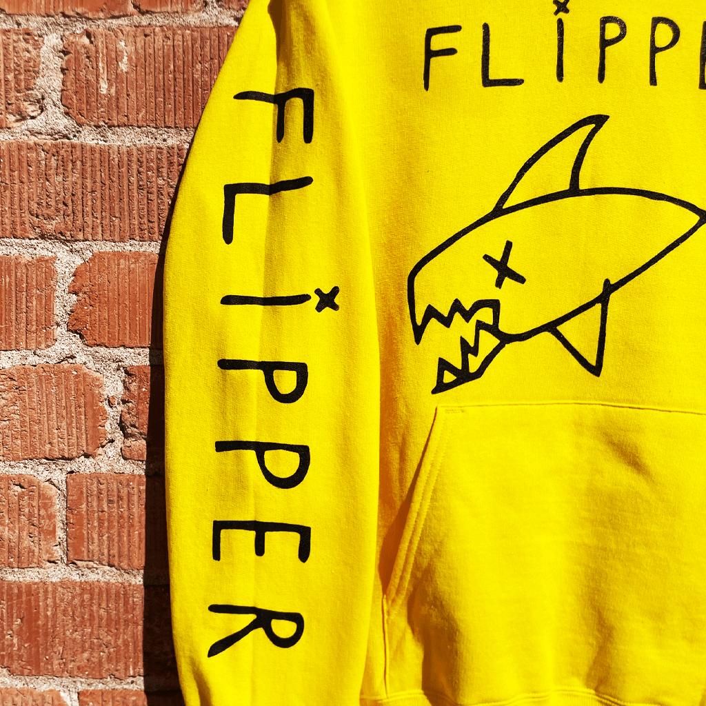 Flipper Long Fish Yellow Hoodie T-Shirts, Sweatshirt | PureTeeCo.com (Image 3)