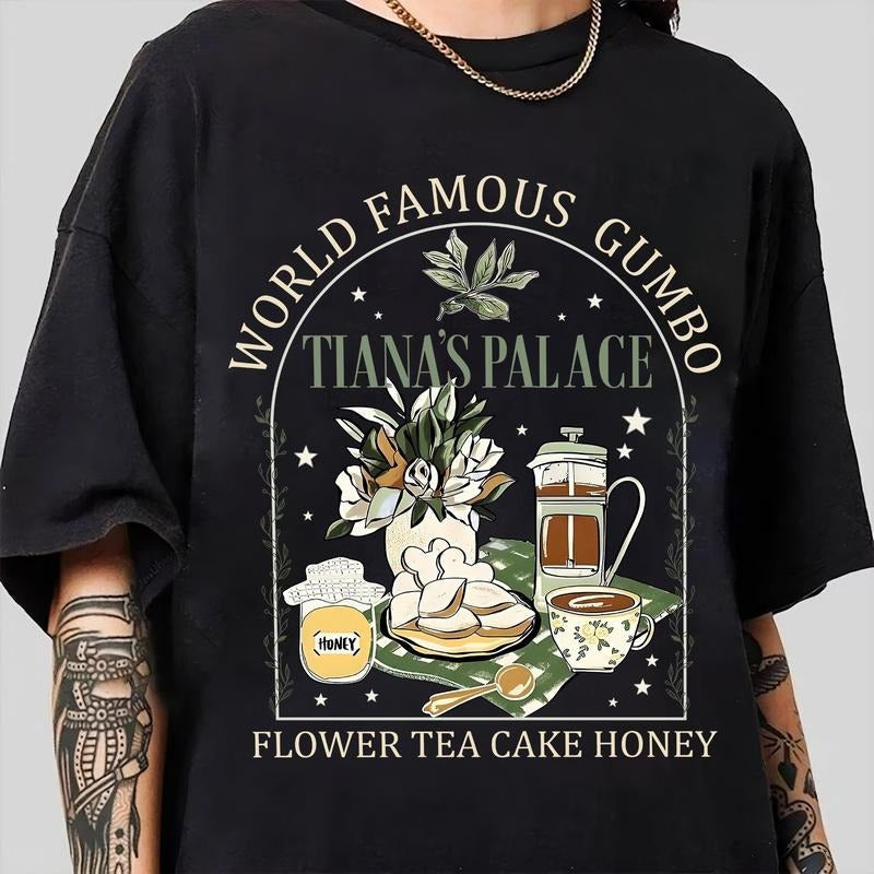 FLOWER TEA CAKE HONEY Cartoon Shirt, Cartoon Family Shirt, Summer Trip Gift Trending Funny Quote Shirt Hoodie, Sweatshirt