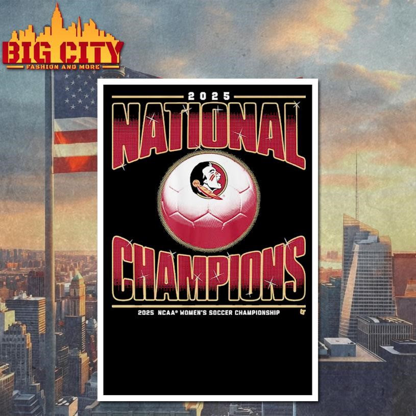 FSU Women’s Soccer 2025 National Champions Shirt
