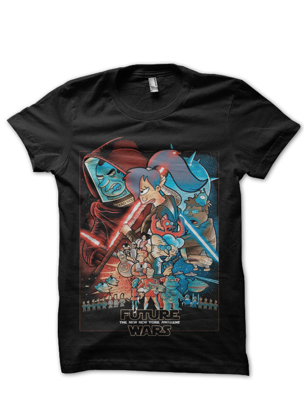 Future Wars Black Half Sleeve T-Shirt Hoodie, Sweatshirt | PureTeeCo.com