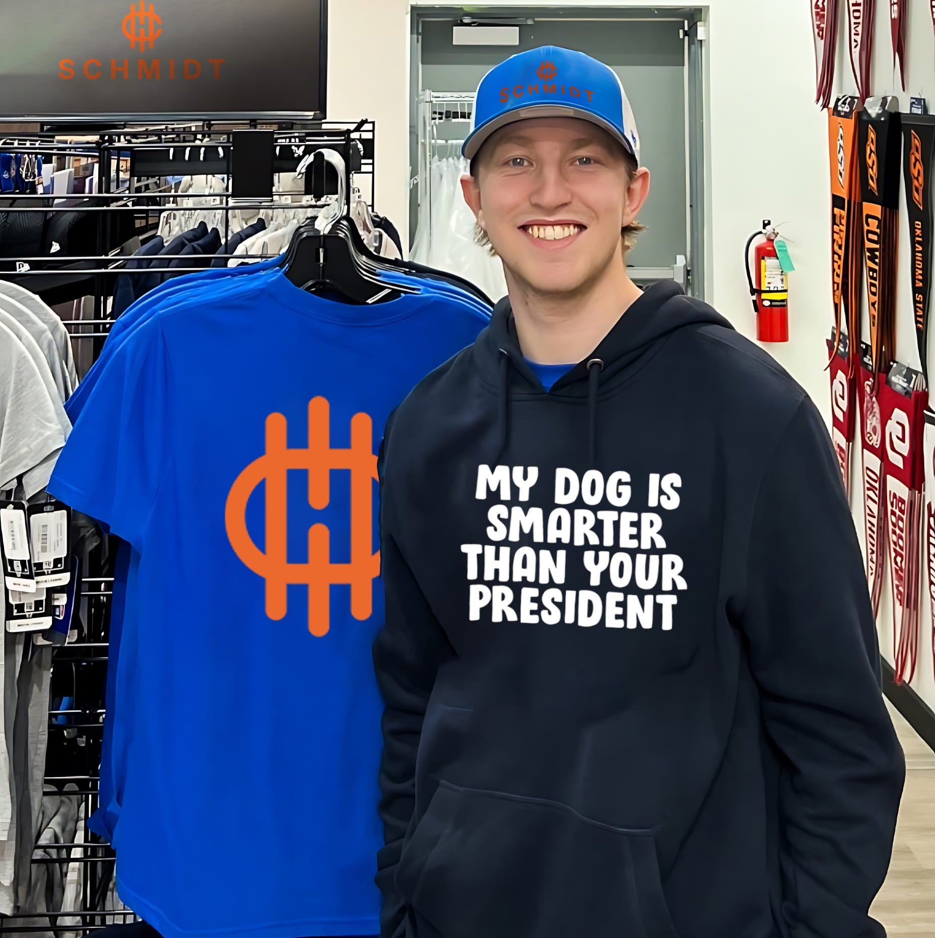My dog is smarter than your president shirt