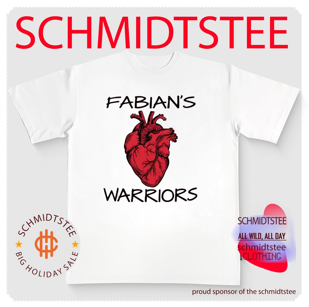 Fabian’s Warriors Anatomical Heart shirt