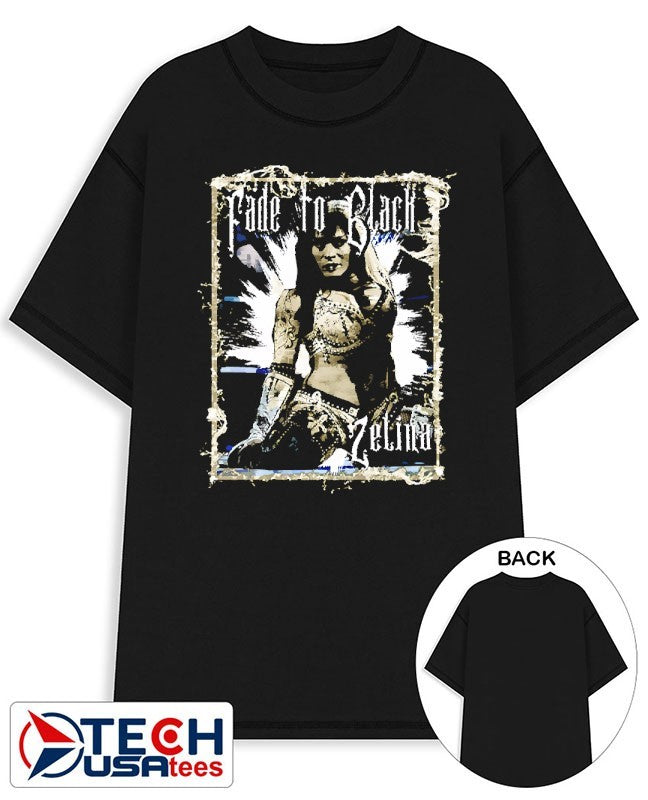 Fade to Black Zelina Vega graphic shirt