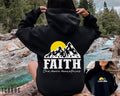 Faith Can Move Mountains Hoodie, 2sided Inspirational Bible Verse Shirt, Motivational Faith Sweatshirt, Aesthetic Jesus...