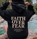 Faith Over Fear Christian Hoodie ,Christian Sweatshirt ,Jesus Hoodie, Trendy Hoodie ,Bible Verse Hoodie and Sweater;...