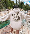 Faith Over Fear Christian Hoodie, Christian Sweatshirt, Jesus Hoodie Trendy Hoodie Bible Verse, Faith Over Fear Hoodie...
