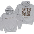Faith Over Fear Christian Sweatshirt or Hoodie ,Christian Sweatshirt ,Jesus Hoodie Cotton T-Shirts | PureTeeCo.com