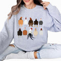 Fall Chicken Sweatshirt, Thanksgiving Shirt for Mom, Animal Lover Gift, Gift For Chicken Lover, Chicken Shirt, Love...