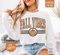 Fall Vibes Comfort Colors Long Sleeve T-Shirt, Cute Women's Autumn Tee style 02 Hoodie, Sweatshirt | PureTeeCo.com