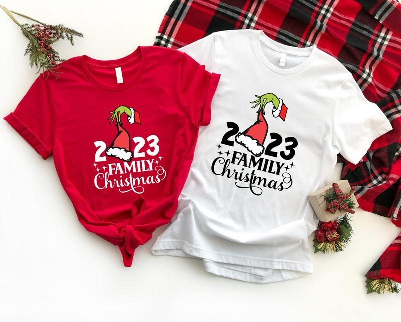 Family Christmas 2023 Shirt, Matching Family Christmas Party Shirt, Sibling Xmas Party T-Shirt, Xmas Family Gathering...