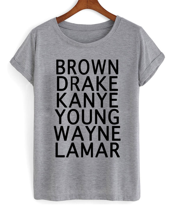 Famous Rap Stars Popular Hip Hop Rappers Graphic Tee Shirt Hoodie, Sweatshirt | PureTeeCo.com