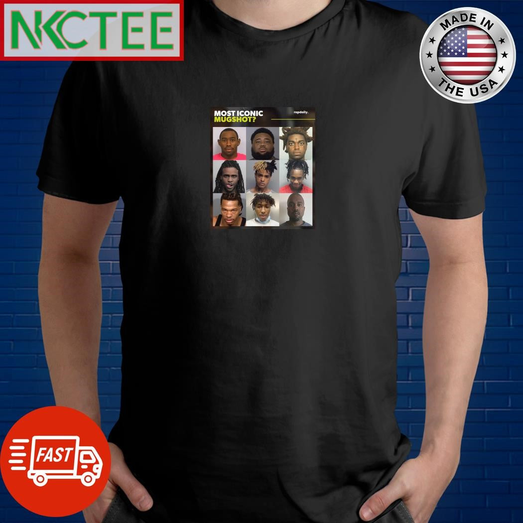 Famous people mugshot shirt
