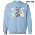 Fancy Floral Bunny Trio Sweatshirt 'NLB' T-Shirts, Hoodie | PureTeeCo.com